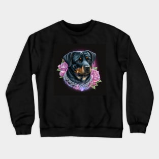 Rottweiler Diva Crewneck Sweatshirt